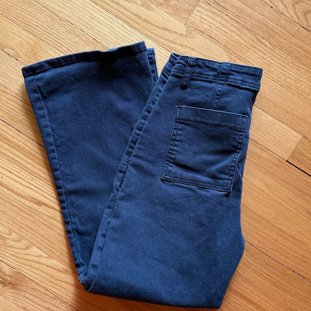 Navy Flare Women's Jeans - Picture 3 of 3